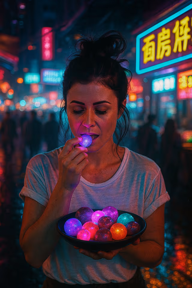 Example for Cyberpunk Street Market